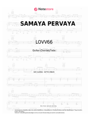 Noten, Akkorde LOVV66 - SAMAYA PERVAYA