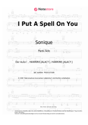 undefined Sonique - I Put A Spell On You