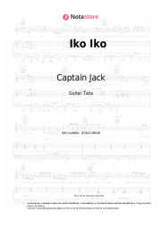 Noten, Akkorde Captain Jack - Iko Iko
