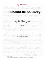 undefined Kylie Minogue - I Should Be So Lucky