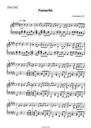 Noten, Akkorde Fontaines D.C. - Favourite