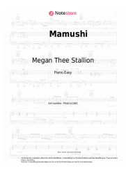 Noten, Akkorde Megan Thee Stallion, Yuki Chiba - Mamushi