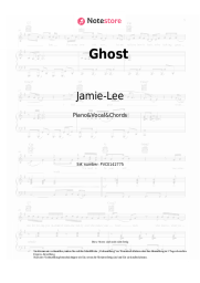 Noten, Akkorde Jamie-Lee - Ghost