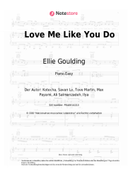 Noten, Akkorde Ellie Goulding - Love Me Like You Do