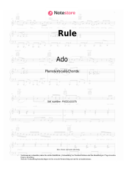 undefined Ado - Rule