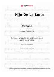 Noten, Akkorde Mecano - Hijo De La Luna