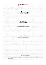 Noten, Akkorde Shaggy, Rayvon - Angel