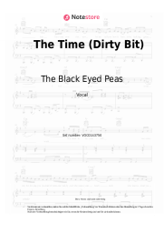 Noten, Akkorde The Black Eyed Peas - The Time (Dirty Bit)