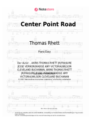 Noten, Akkorde Thomas Rhett, Kelsea Ballerini - Center Point Road