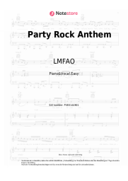 Noten, Akkorde LMFAO, GoonRock, Lauren Bennett - Party Rock Anthem