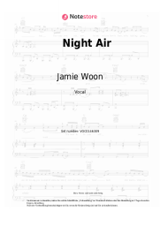 undefined Jamie Woon - Night Air
