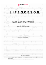 Noten, Akkorde Noah and the Whale - L.I.F.E.G.O.E.S.O.N.