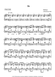 Noten, Akkorde Mathea - 2x
