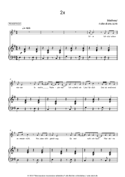 Noten, Akkorde Mathea - 2x
