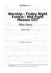Noten, Akkorde Mike Geno - Worship - Friday Night Funkin': Mid-Fight Masses OST