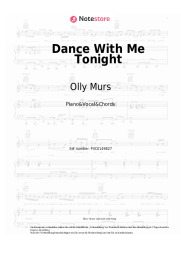 Noten, Akkorde Olly Murs - Dance With Me Tonight