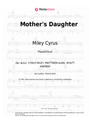 undefined Miley Cyrus - Mother's Daughter