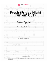 Noten, Akkorde Kawai Sprite - Fresh (Friday Night Funkin' OST)