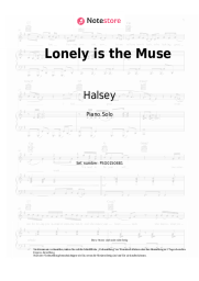 undefined Halsey - Lonely is the Muse