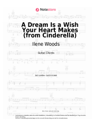 Noten, Akkorde Ilene Woods -  A Dream Is a Wish Your Heart Makes (from Cinderella)