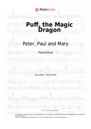 Noten, Akkorde Peter, Paul and Mary - Puff, the Magic Dragon
