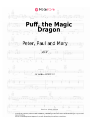 Noten, Akkorde Peter, Paul and Mary - Puff, the Magic Dragon