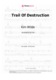undefined Kim Wilde - Trail Of Destruction