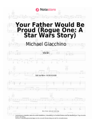 Noten, Akkorde Michael Giacchino - Your Father Would Be Proud (Rogue One: A  Story)