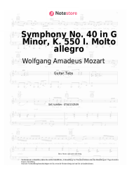 undefined Wolfgang Amadeus Mozart - Symphony No. 40 in G Minor, K. 550 I. Molto allegro