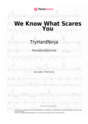Noten, Akkorde TryHardNinja, Halocene - We Know What Scares You (From 'Five Nights At Freddy's')