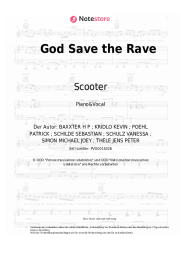 Noten, Akkorde Scooter, Harris & Ford - God Save the Rave