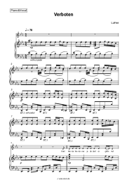 Noten, Akkorde LaFee - Verboten