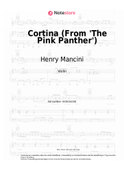 Noten, Akkorde Henry Mancini - Cortina (From 'The Pink Panther')