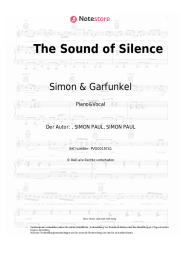 Noten, Akkorde Simon & Garfunkel - The Sound of Silence