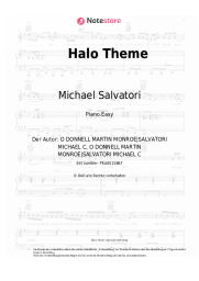 Noten, Akkorde Michael Salvatori, Martin O'Donnell - Halo Theme
