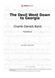 Noten, Akkorde Charlie Daniels Band - The Devil Went Down to Georgia