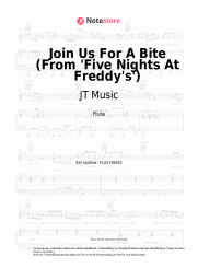 Noten, Akkorde JT Music, Andrea Storm Kaden - Join Us For A Bite (From 'Five Nights At Freddy's')