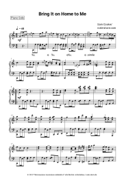 Noten, Akkorde Sam Cooke - Bring It On Home to Me