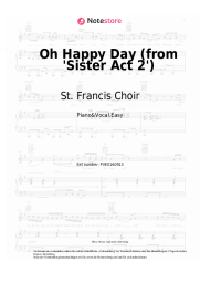 Noten, Akkorde St. Francis Choir, Ryan Toby - Oh Happy Day (from 'Sister Act 2')