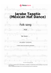 Noten, Akkorde Folk song - Jarabe Tapatío (Mexican Hat Dance)