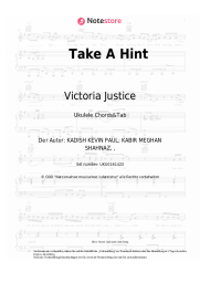 Noten, Akkorde Victoria Justice, Elizabeth Gillies - Take A Hint