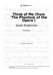 undefined Sarah Brightman, Steve Barton, Andrew Lloyd Webber - Think of Me (from 'The Phantom of the Opera')