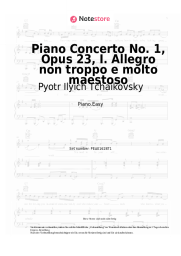 undefined Pyotr Ilyich Tchaikovsky - Piano Concerto No. 1, Opus 23, I. Allegro non troppo e molto maestoso
