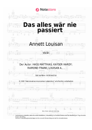 undefined Annett Louisan - Das alles wär nie passiert