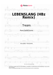 Noten, Akkorde Tream, HBz - LEBENSLANG (HBz Remix)