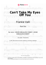 undefined Frankie Valli - Can't Take My Eyes Off You