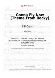 Noten, Akkorde Bill Conti - Gonna Fly Now (Theme From Rocky)
