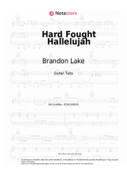 undefined Brandon Lake - Hard Fought Hallelujah