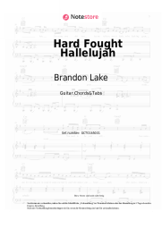 undefined Brandon Lake - Hard Fought Hallelujah