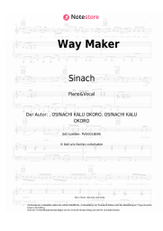 undefined Sinach - Way Maker
